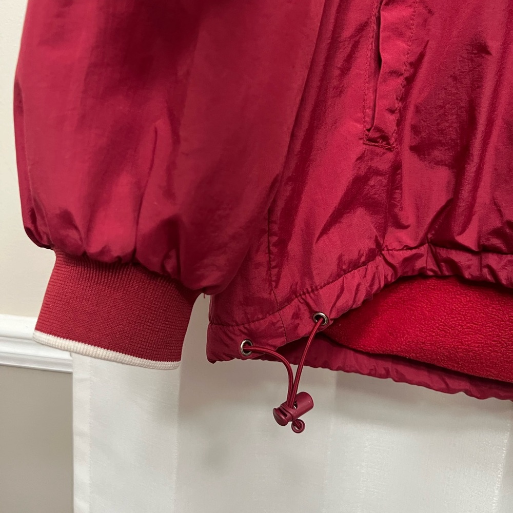 Indiana University Insulated Zip Up Hooded Windbreaker - Picture 3 of 8
